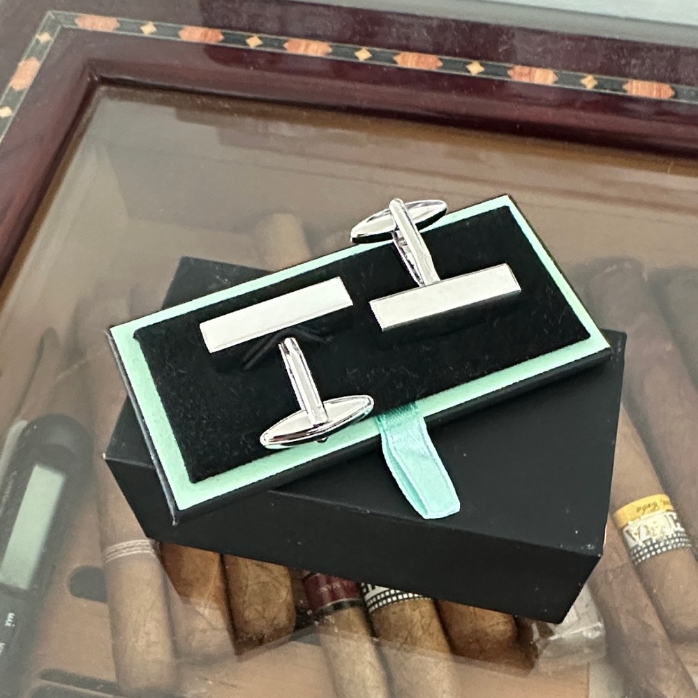Elegant Silver Cufflinks